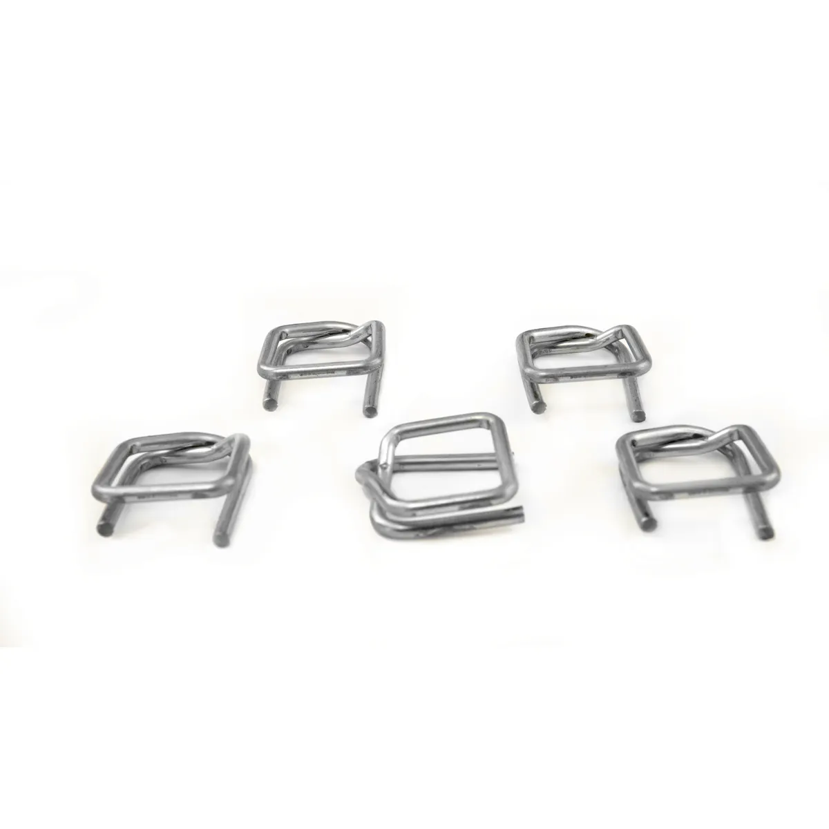 Galvanized Wire Buckles for Polyester Strapping (BUCKLES-13G) 13 mm