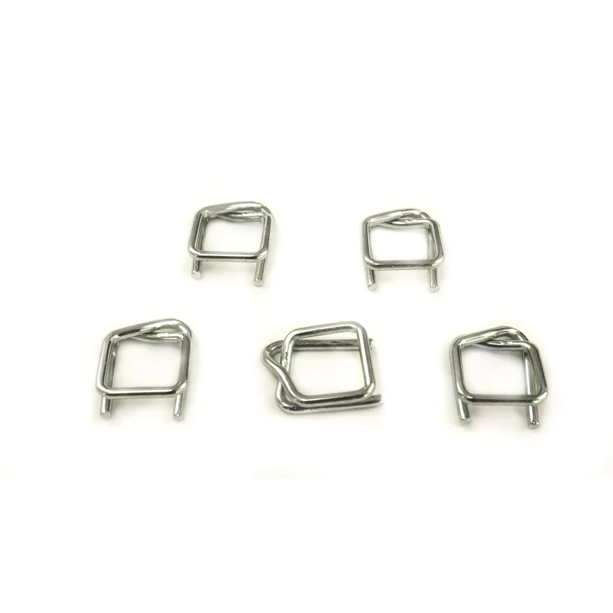 Galvanized Wire Buckles for Polyester Strapping (BUCKLES-16G) 16 mm