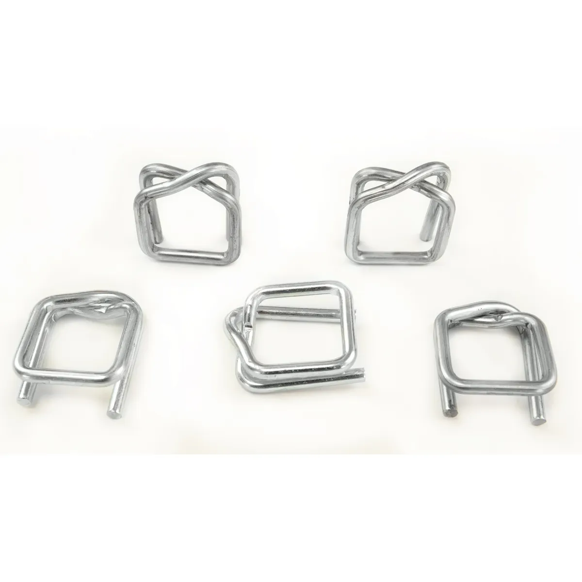Galvanized Wire Buckles for Polyester Strapping (BUCKLES-19G) 19 mm