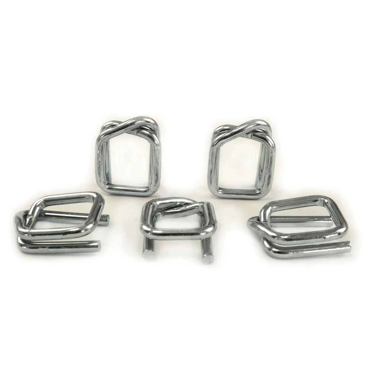 Galvanized Wire Buckles for Polyester Strapping (BUCKLES-25G) 25 mm