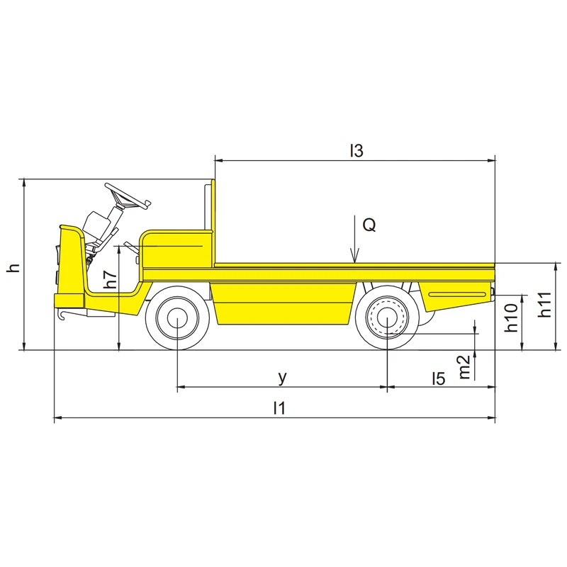 Electric Platform Truck (VEV20/VEV25/VEV30) 2000-3000 kg - view 2