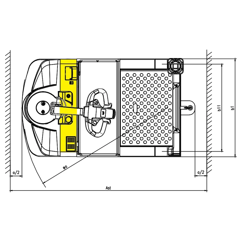 Electric Tow Tractor (VEV45ST) 4500 kg - view 5